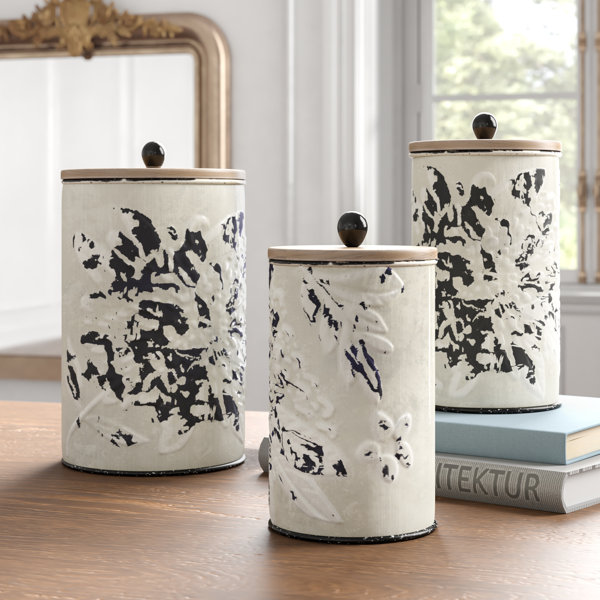 Kelly Clarkson Home Lucinda Flower Nested 3 Piece Kitchen
